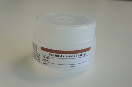 New Container for Asbestos Soil Presence/Absence Analysis